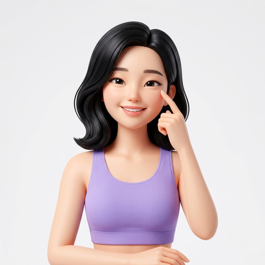 눈가·얼굴의 작은 돌기