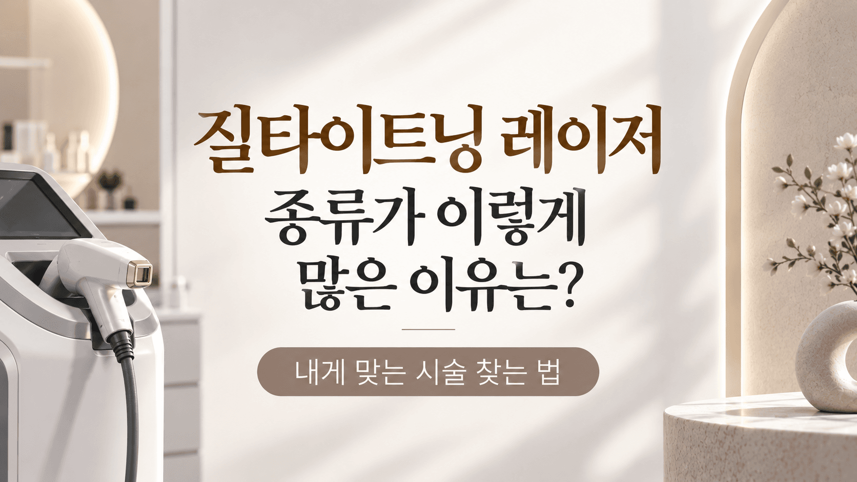 질타이트닝 레이저 종류가 이렇게 많은 이유는? 내게 맞는 시술 찾는 법